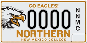 Northern New Mexico College License Plate