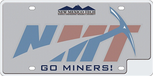 New Mexico Tech License Plate