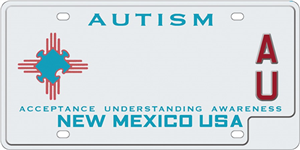 Autism Awareness License Plate