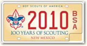 Boy Scout License Plate Image