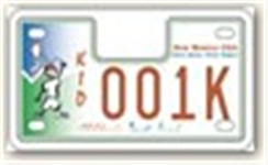 Children's Trust Fund License Plate for Motorcycle