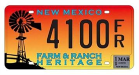 Farm and Ranch Heritage License Plate Image