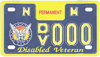 Motorcycle Disabled Veteran license plate