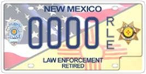 Picture of Retired Law Enforcement License Plate