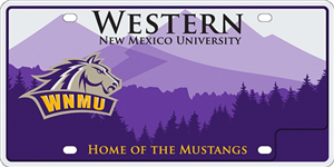 Western New Mexico University License Plate